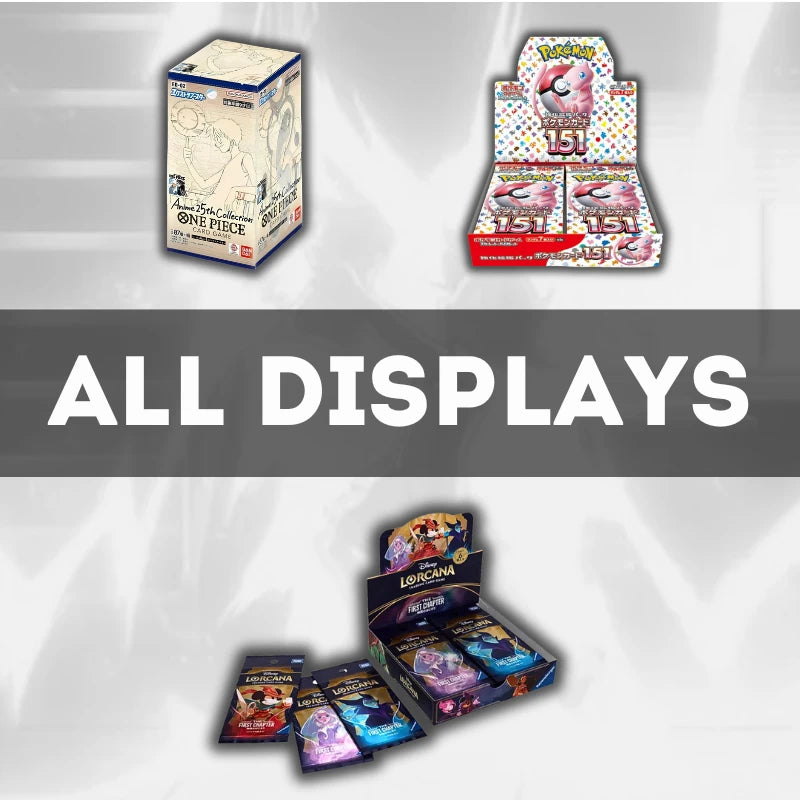 Japanese TCG Displays – Official Sealed Display Boxes from Japan