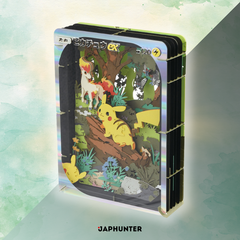 Pokémon TCG Pocket DIY 3D Display Kit (Mewtwo EX, Charizard EX, Pikachu EX)