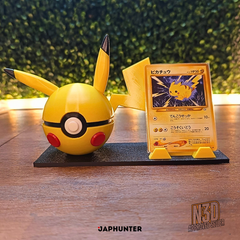 Présentoir de cartes Pokémon – Eco-Friendly (Salamèche, Bulbizarre, Carapuce, Pikachu)