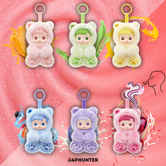 Boîte surprise ours en gélatine Haci Pupu – Porte-clés en peluche parfumée aux fruits (édition officielle)