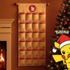 (PRÉCOMMANDE) Calendrier de l'Avent – 24 jours de boosters JCC japonais | Pokémon ou One Piece | Édition limitée faite main