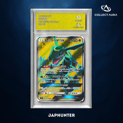 Rayquaza GX 101/096 β Sky Splitting Charisma (2018 JP) β CollectAura Graded 10 (Gem Mint)