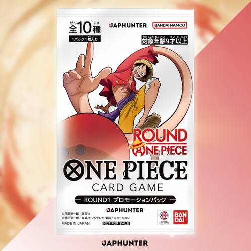 One Piece Card Game × ROUND1 Promotion Pack | 1 Random Card | Japanese Edition