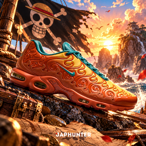 Nike Air Max Plus x One Piece "Mera Mera" - Ace Edition