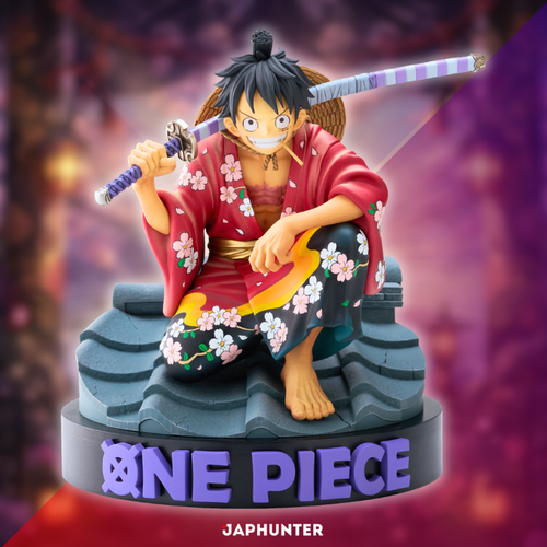 One Piece SUPER MASTER STARS DIORAMA Monkey D. Luffy -WANO Country- Figure | Japanese Edition