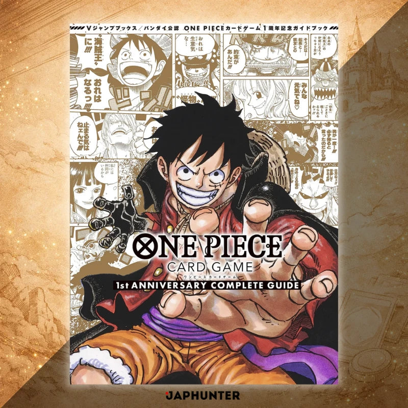 One Piece 1st Anniversary Complete Guide + 2 Exclusive Cards (JP)