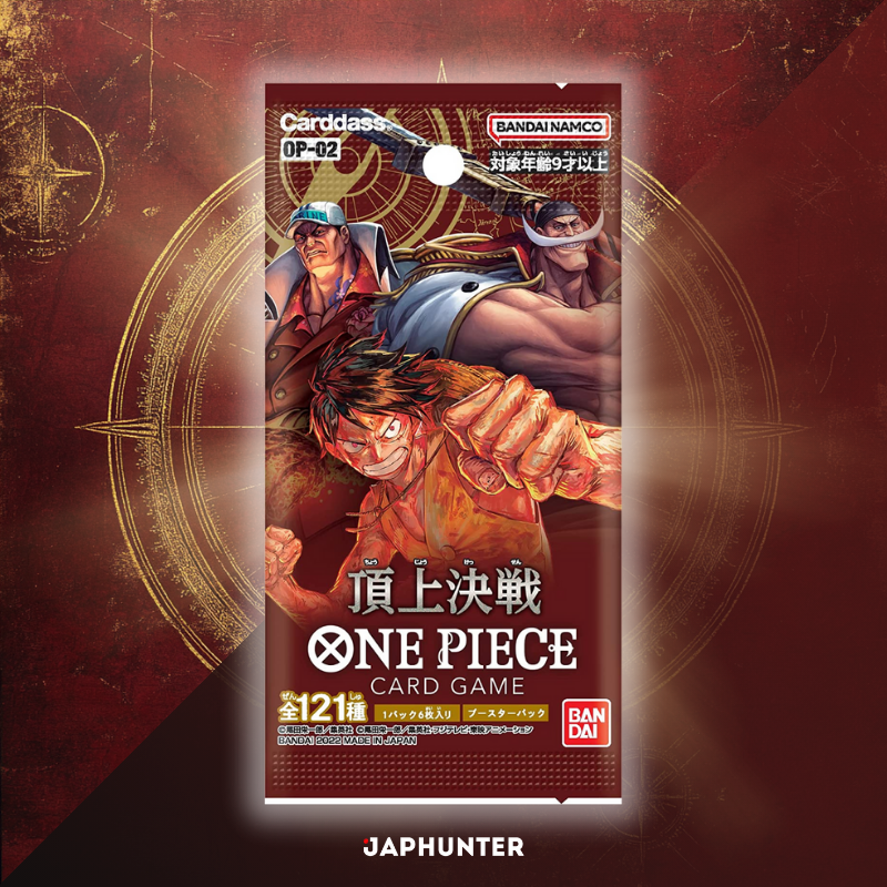 One Piece Card Game – Paramount War Booster Pack | OP-02 | Japanese Edition | Sealed