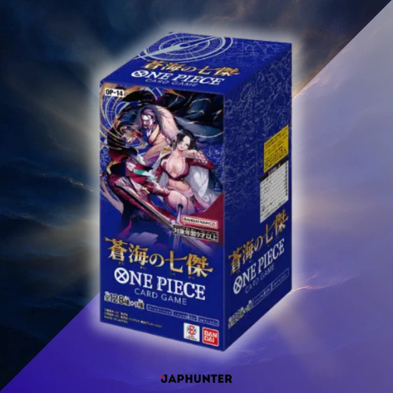 One Piece OP-14 The Azure Sea's Seven Japanese Booster Box Display JapHunter One Piece OP-14 The Azure Sea's Seven Japanese Booster Box Display JapHunter