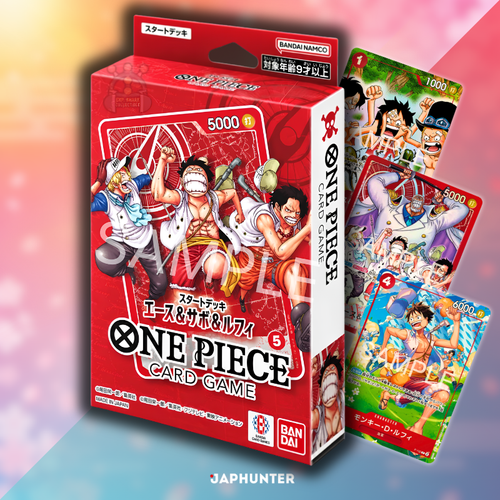 One Piece Weekly Shonen Jump 4-5 2026 Ace & Sabo & Luffy Special Starter Deck | Japanese Edition