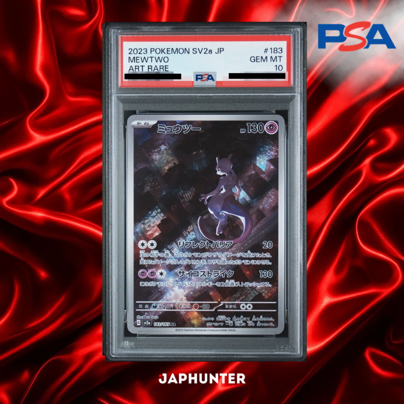 PSA 10 Mewtwo AR 183/165 Pokémon Card 151 Japanese SV2a – JapHunter