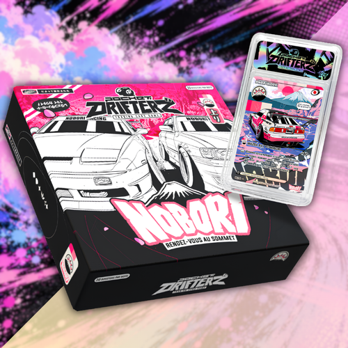 Pocket Drifterz Season 2 NOBORI | Booster Box (20 Packs) + Exclusive Promo Card | French Edition