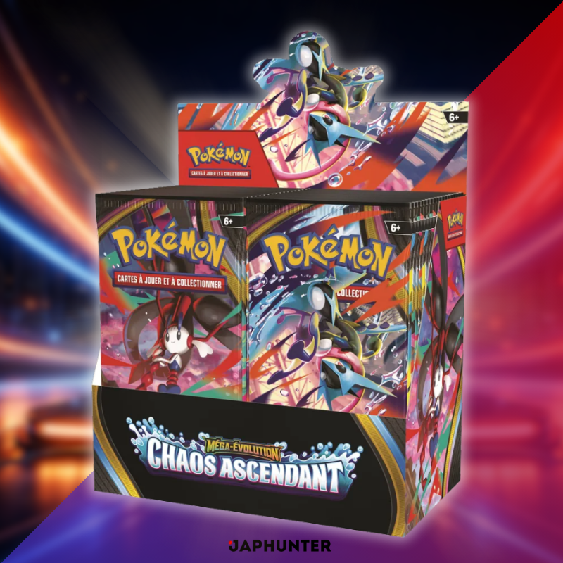 Pokémon Mega Evolution ME04 Chaos Rising Booster Box Display (36 Packs – JapHunter