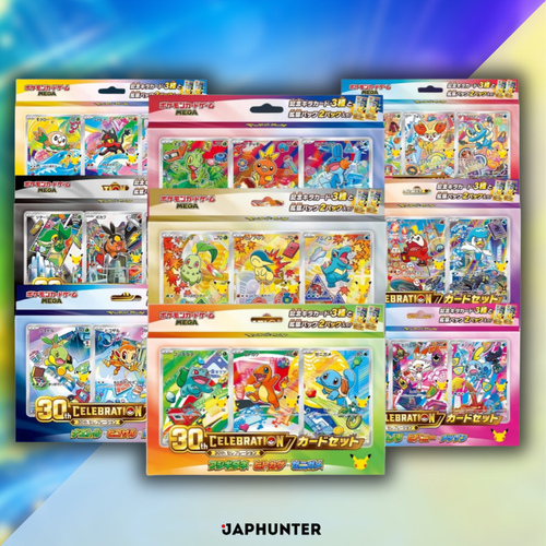 Pokémon Card Game MEGA – 30th CELEBRATION Card Set | Japanese Edition