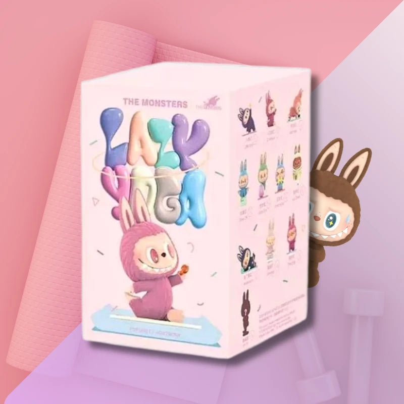 POP MART LABUBU Lazy Yoga Series – Pop Mart Blind Box (Official Product)