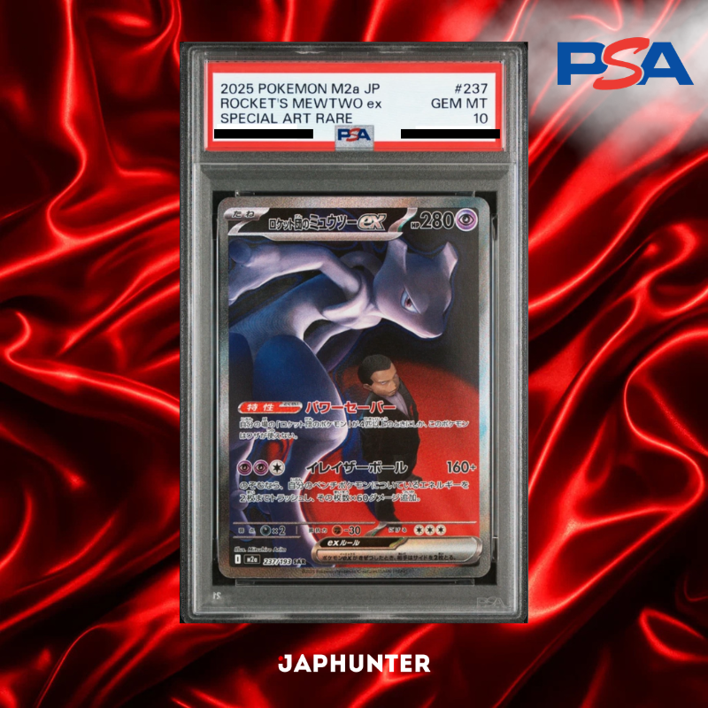 Rocket's Mewtwo ex SAR #237 – Pokémon M2a Japanese | PSA 10 Gem Mint