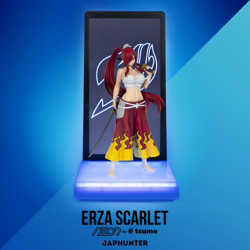 Erza Scarlet – NEON by Tsume Lighted Display Figure Set | Fairy Tail