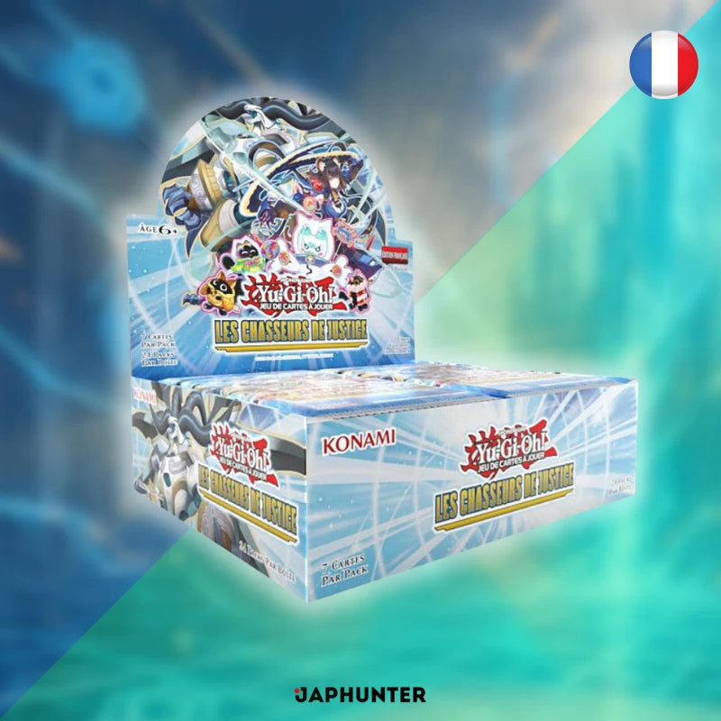 Yu-Gi-Oh! Justice Hunters Display – 24 Packs | French Edition | 1st Edition | Sealed