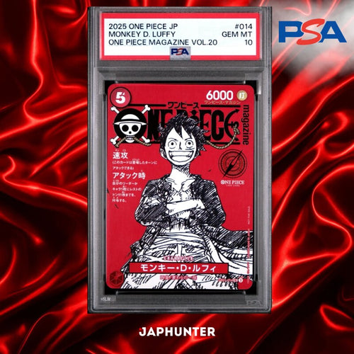 PSA 10 Monkey D. Luffy ST21-014 – One Piece Magazine Vol.20 Japanese Promo