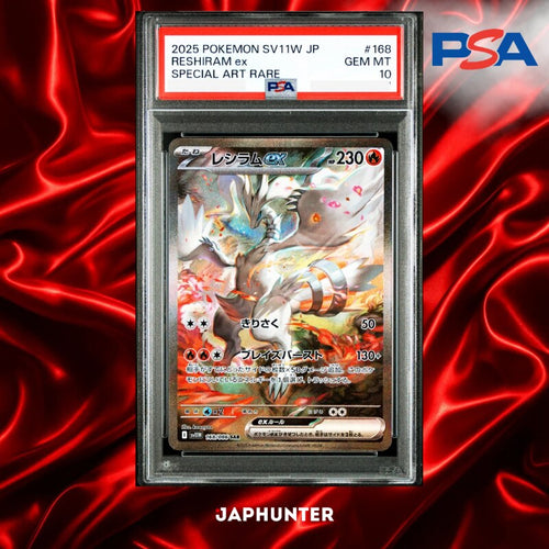 PSA 10 Reshiram ex SAR #168/086 – White Flare Japanese SV11W