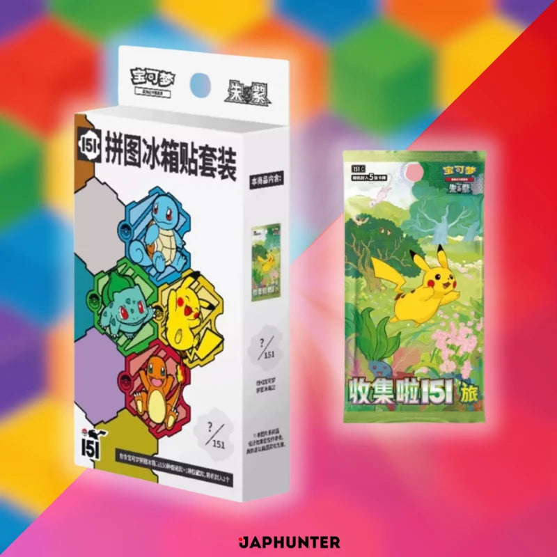 151 Magnet Collector + 151 Journey Booster 1 Aléatoire (CHN)