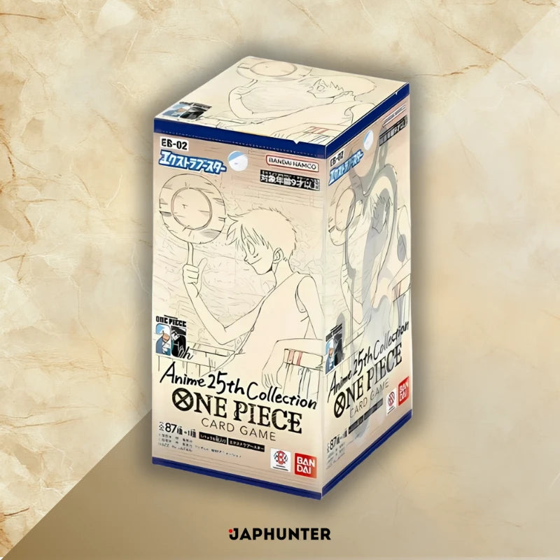 One Piece EB-02 Anime 25th Collection Display Extra Booster Box Japonaise