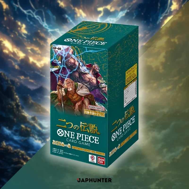 One Piece OP-08 Two Legends Japanese Booster Box Display