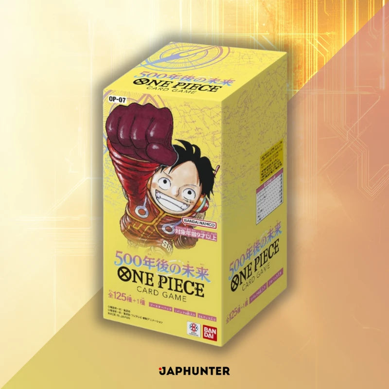 One Piece OP-07 500 Years in the Future Japanese Booster Box Display