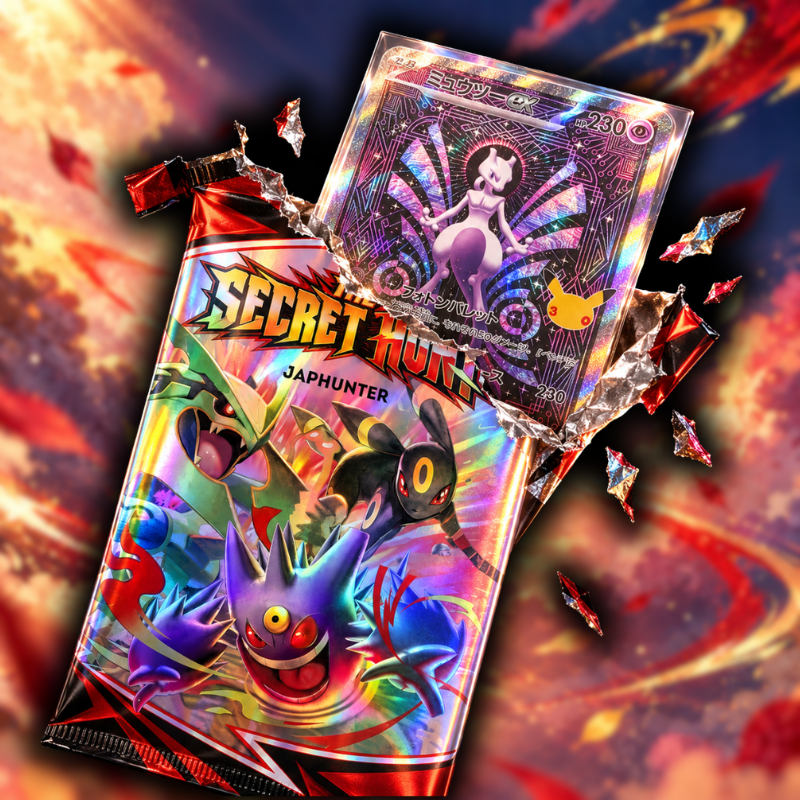 The Secret Hunt Booster | Japanese Pokémon Mystery Pack | 50% SR or SAR Chance