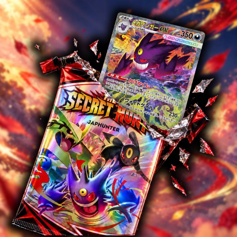 The Secret Hunt Japanese Pokémon mystery booster by JapHunter