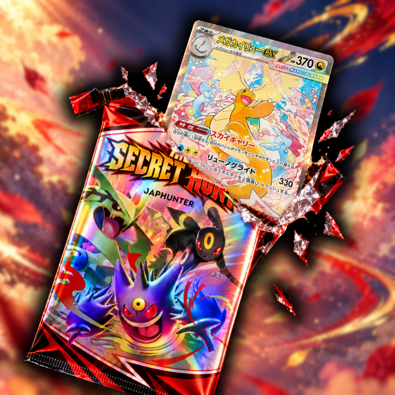 The Secret Hunt Japanese Pokémon mystery booster by JapHunter