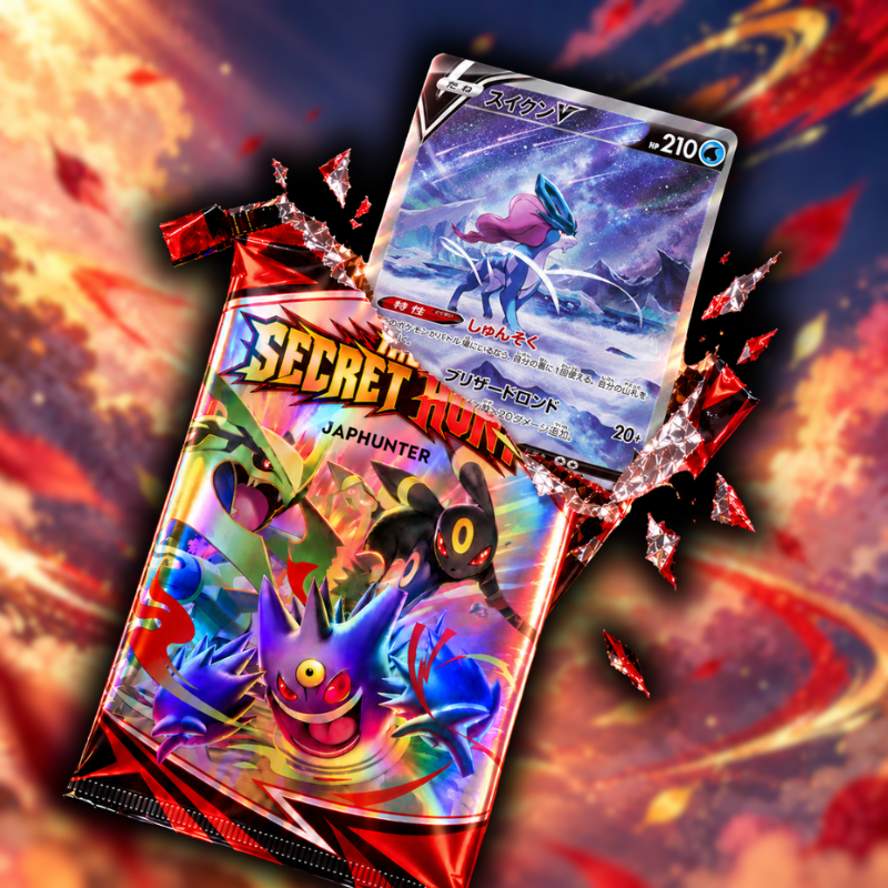 The Secret Hunt Booster | Japanese Pokémon Mystery Pack | 50% SR or SAR Chance