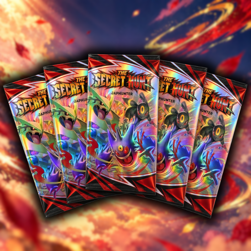 The Secret Hunt Booster | Japanese Pokémon Mystery Pack | 50% SR or SAR Chance