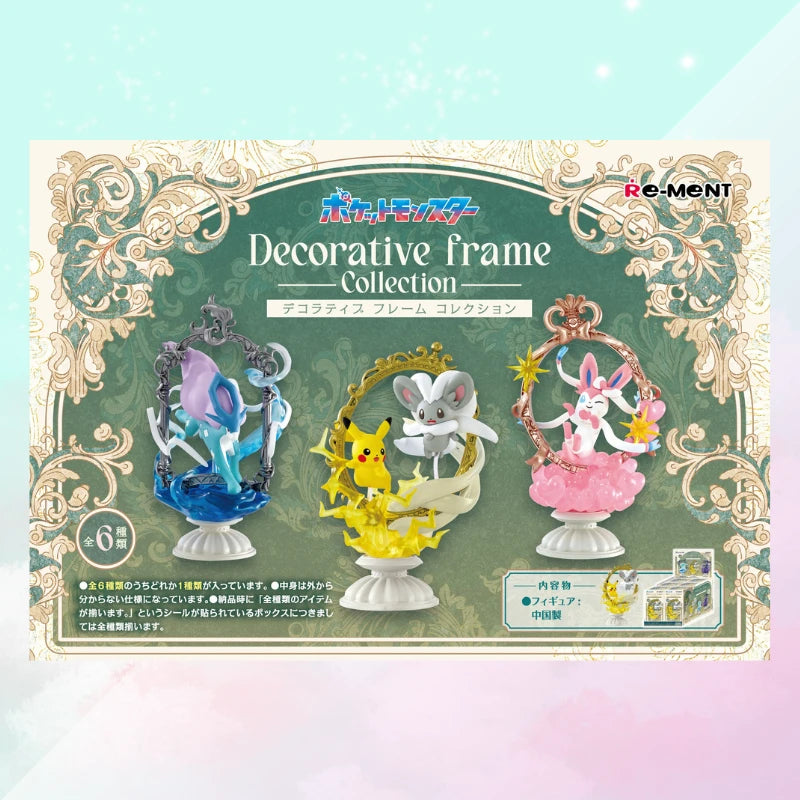 Pokémon Re-Ment – ​​Dekorative Bilderrahmen-Kollektion (1 zufällig)