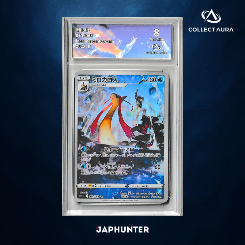 Milotic 070/068 – Incandescent Arcana (2022 JP) – CollectAura-Bewertung 8, nahezu neuwertig