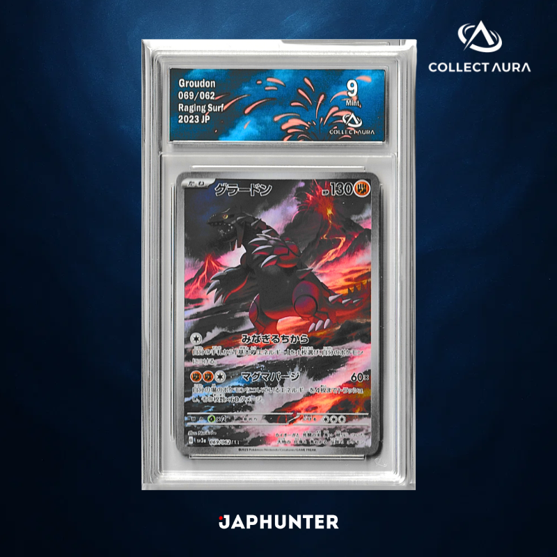 Groudon 069/062 – Raging Surf (2023 JP) – CollectAura Graded 9 (Mint)