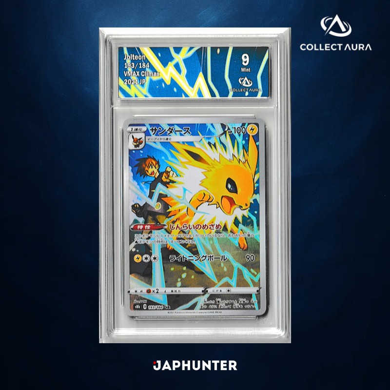 Jolteon 193/184 – VMAX Climax (2021 JP) – CollectAura Graded 9 (Mint)