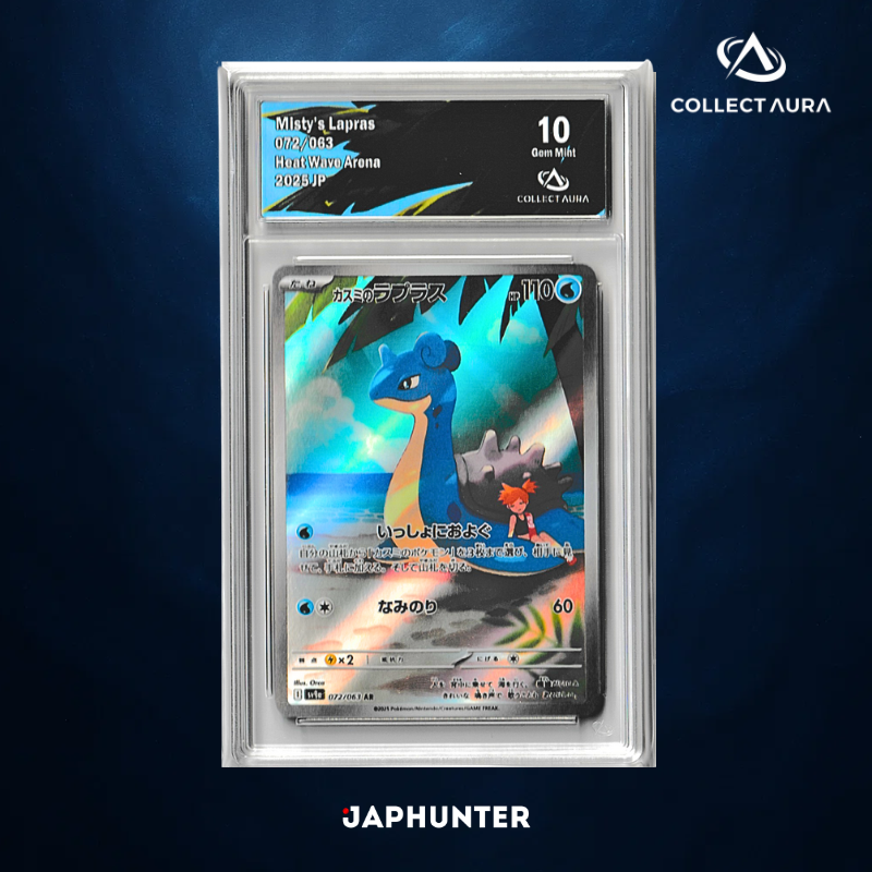 Misty’s Lapras 072/063 – Heat Wave Arena (2025 JP) – CollectAura 10 Gem Mint