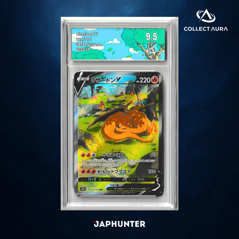 Charizard V 211/172 – VSTAR Universe (2022 JP) – CollectAura Graded 9.5 (Mint+)