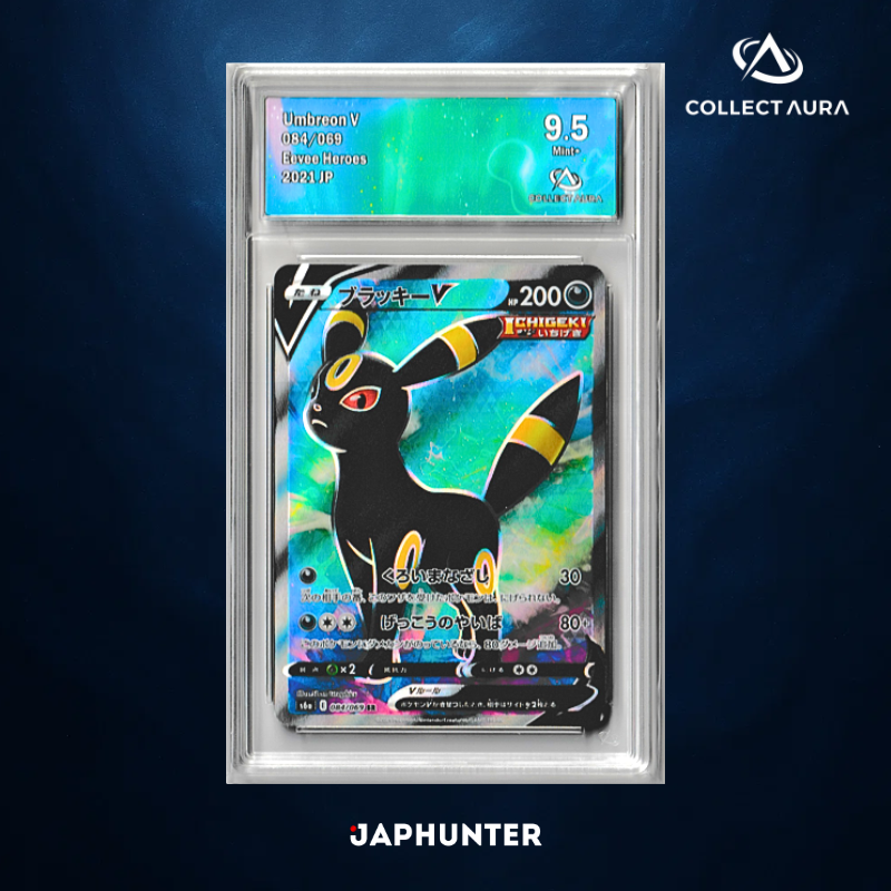 Umbreon V 084/069 – Eevee Heroes (2021 JP) – CollectAura Graded 9.5 (Mint+)