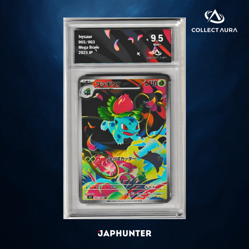 Ivysaur 065/063 “Mega Brave” (2025 JP) | Collect Aura 9.5 Mint Slab