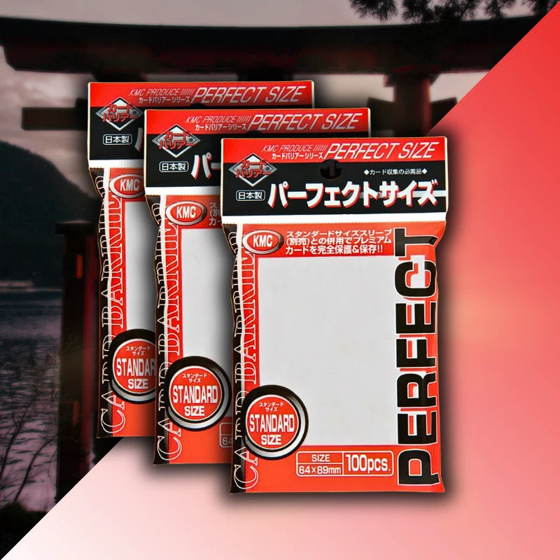 Protections KMC Premium Bundle Sleeves - Ajustement parfait, fabriquées au Japon