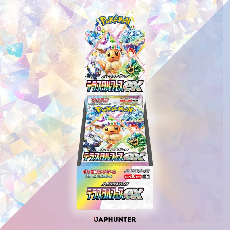 Pokémon Terastal Festival sv8a Japanese Booster Box Display