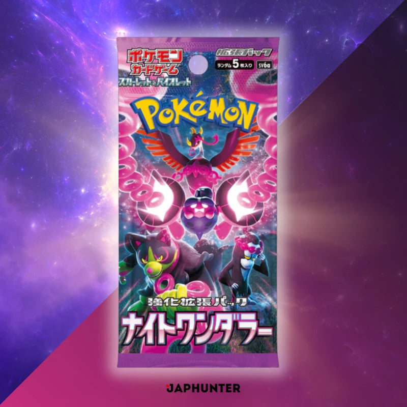 Pokémon Night Wanderer sv6a Japanese Booster Box Display