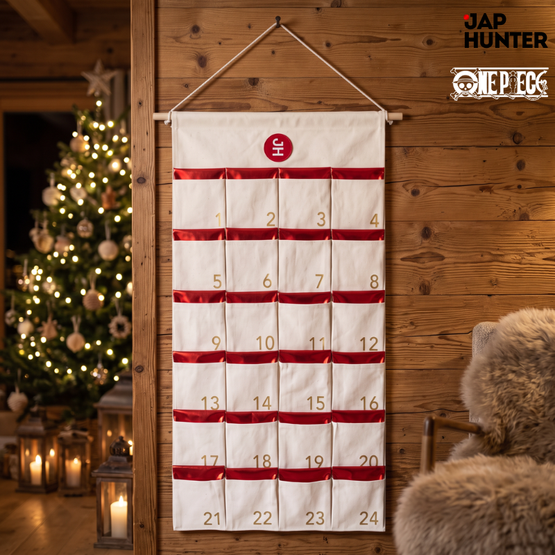 (VORBESTELLUNG) Adventskalender – 24 Tage voller japanischer und chinesischer TCG-Booster | Pokémon oder One Piece | Limitierte handgefertigte Edition