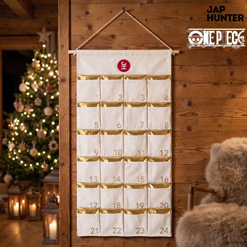 Advent Calendar – 24 Days of Japanese and Chinese TCG Boosters | Pokémon or One Piece | Limited Handmade Edition One Piece