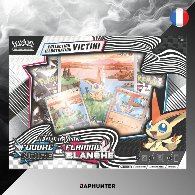 (PRÉCOMMANDE) Collection d'illustrations Pokémon Victini | EV10.5 : Black Bolt et White Flare (FR)