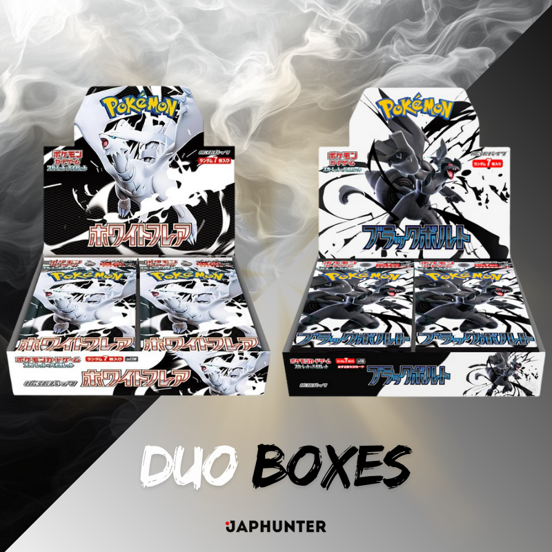 DUO BOX Pokémon Black Bolt & White Flare (SV11b / SV11w) – Japanese Booster Box
