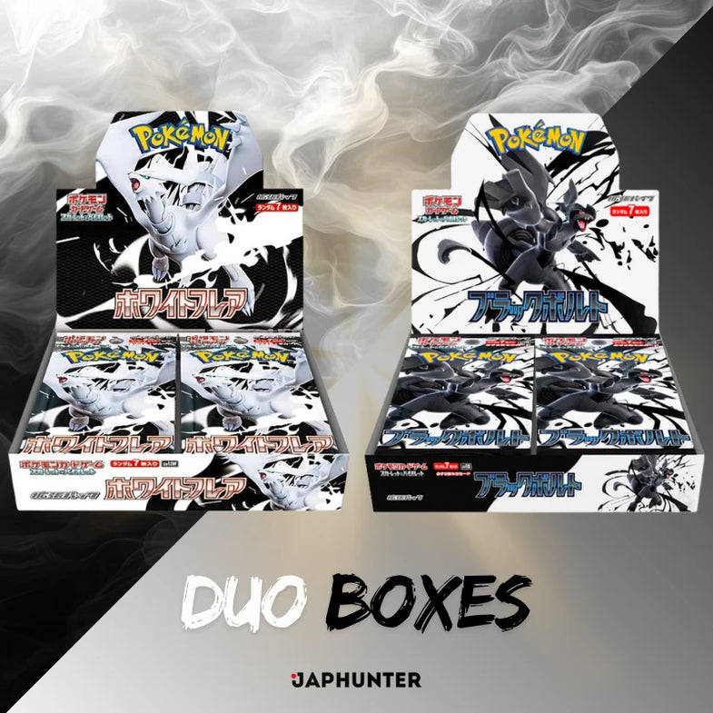 Pokmon Black Bolt & White Flare SV11b SV11w Japanese Duo Booster Box JapHunter Pokmon Black Bolt & White Flare SV11b SV11w Japanese Duo Booster Box JapHunter