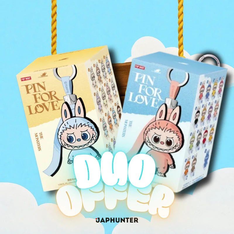 Pop Mart MINI Labubu The Monsters – Pin for Love Serie Vinyl Plüsch Anhänger Blindbox