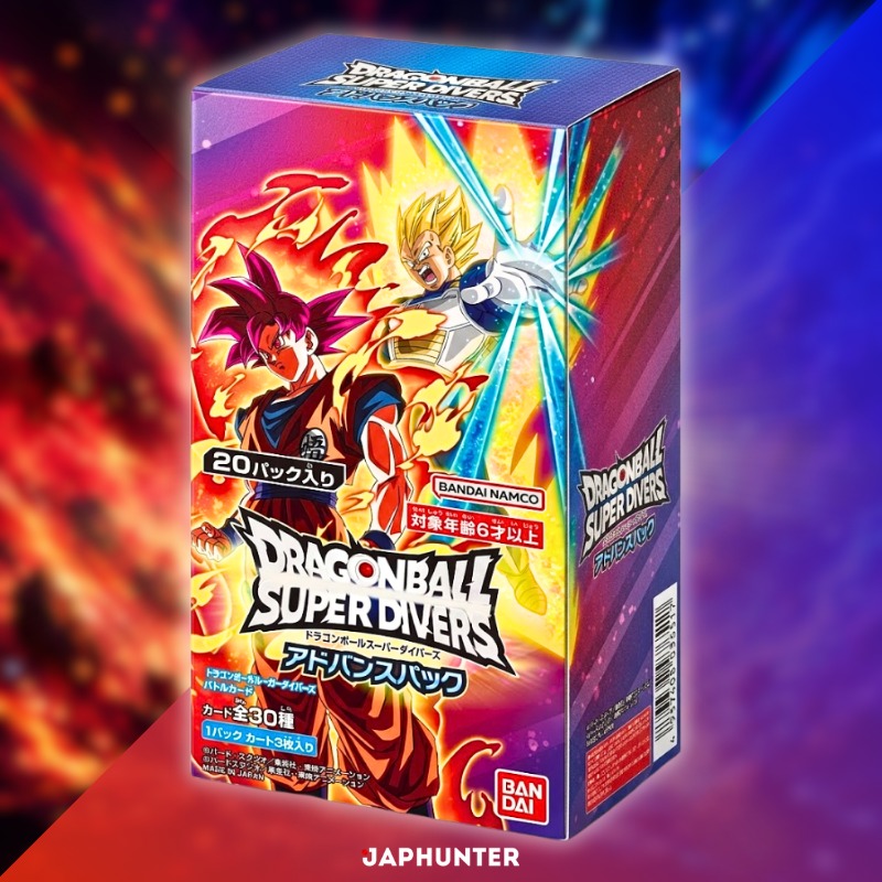 Dragon Ball Card Game Super Divers – Boîte de boosters du pack avancé | Édition japonaise